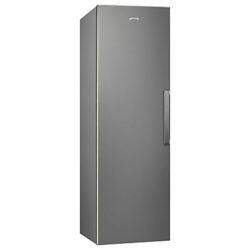 Smeg UK26PXNF4 Tall Freestanding Freezer, A+ Energy Rating, 60cm Wide, Silver